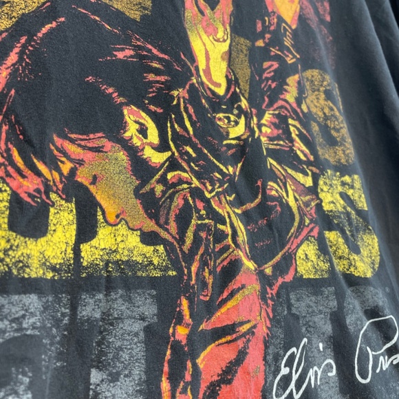 Elvis Presley Signature Product Graphic T-Shirt Black Unisex - Picture 12 of 13